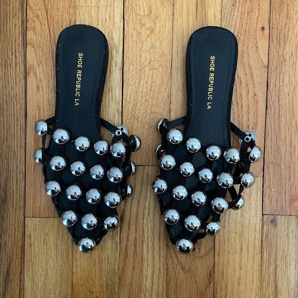 Alexander Wang style cage slides 7.5